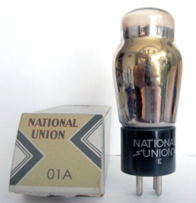 01A / 201A — RCA·GE — triode vacuum tube — (1924)