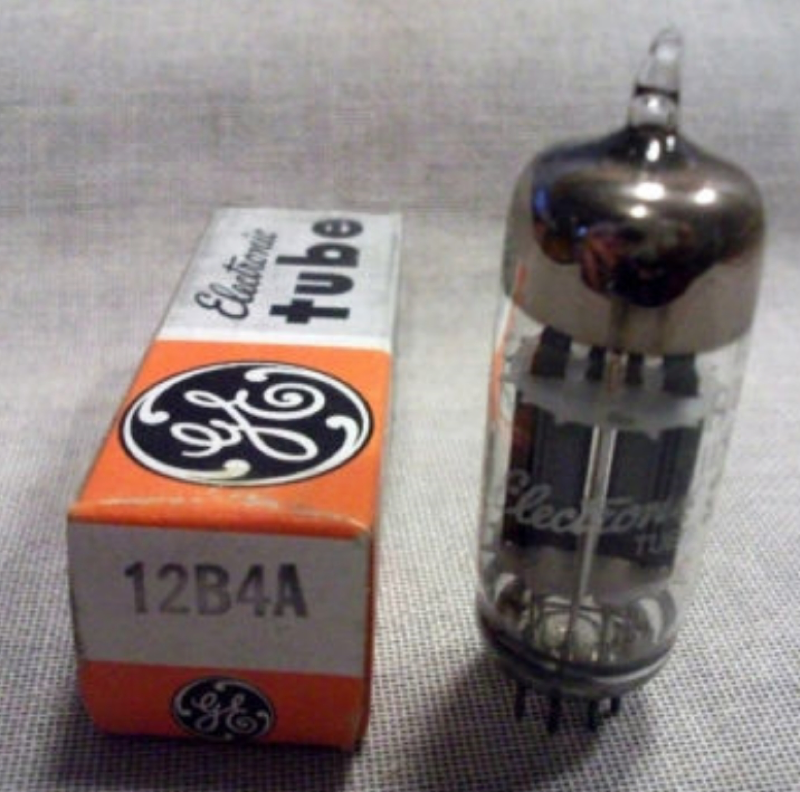 12B4A — GE·RCA — triode vacuum tube — (1955)