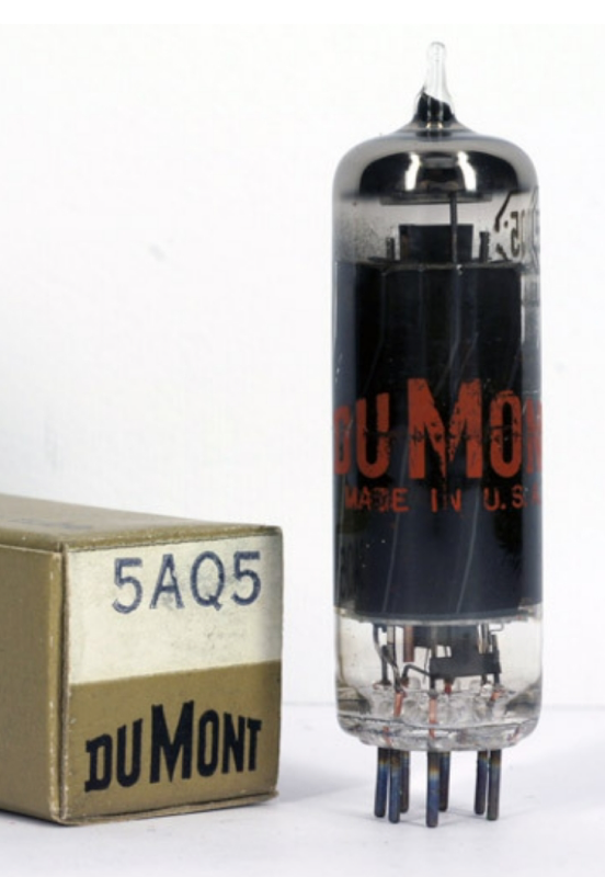 5AQ5 — RCA — tetrode vacuum tube — (1952)