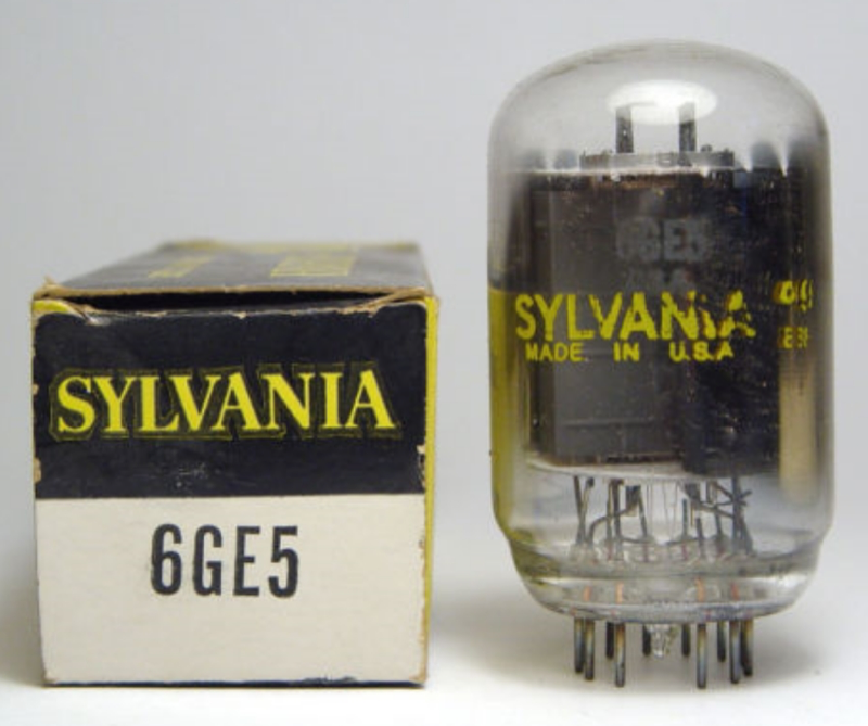 6GE5 — GE·RCA — tetrode vacuum tube — (1962)