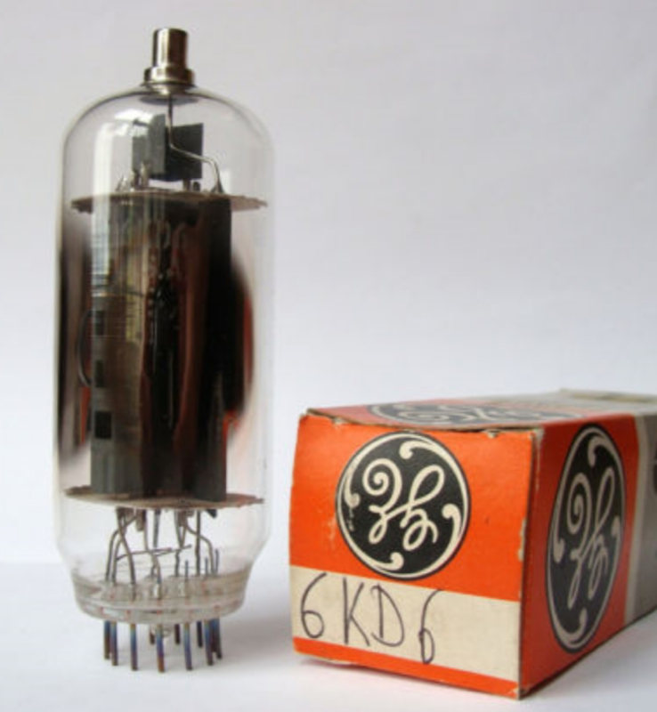 6KD6 — RCA·GE — tetrode vacuum tube — (1961)