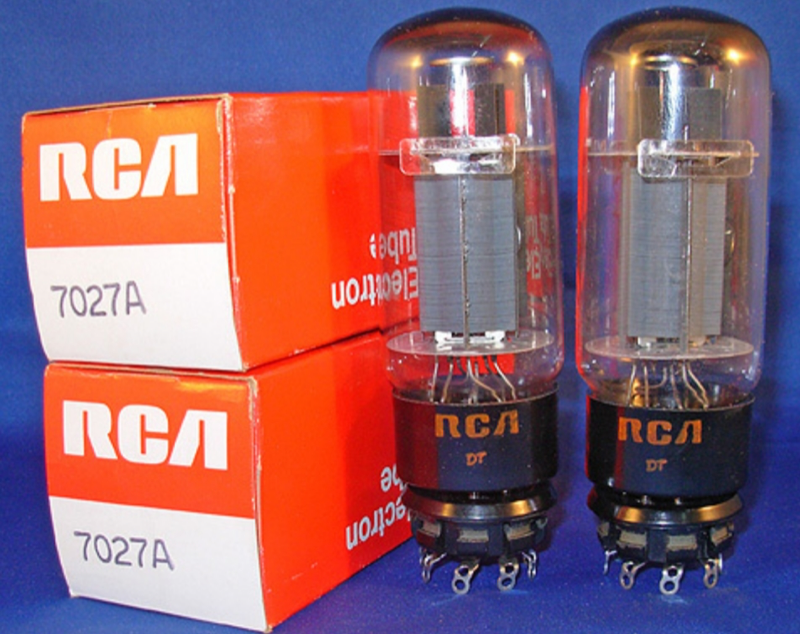 7027A — RCA — tetrode vacuum tube — (1958)
