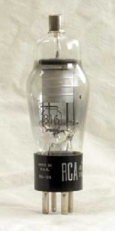 816 — RCA·Sylvania — rectifier vacuum tube — (1936)
