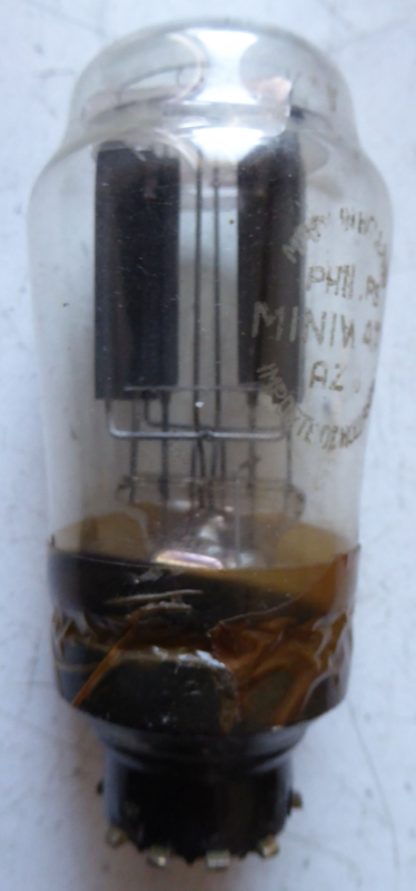 AZ4 — Philips·Telefunken — rectifier vacuum tube — (1937)