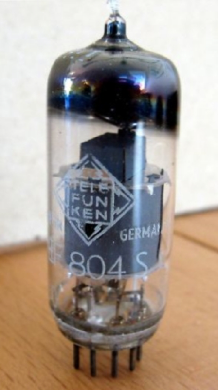 EF804S — Telefunken — pentode vacuum tube — (1951)