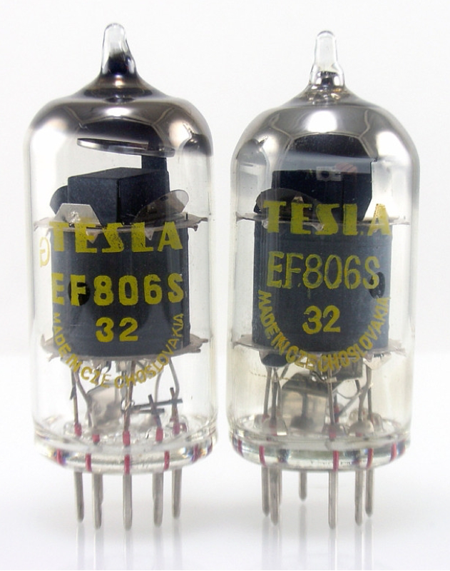 EF806S — Telefunken — pentode vacuum tube — (1955)