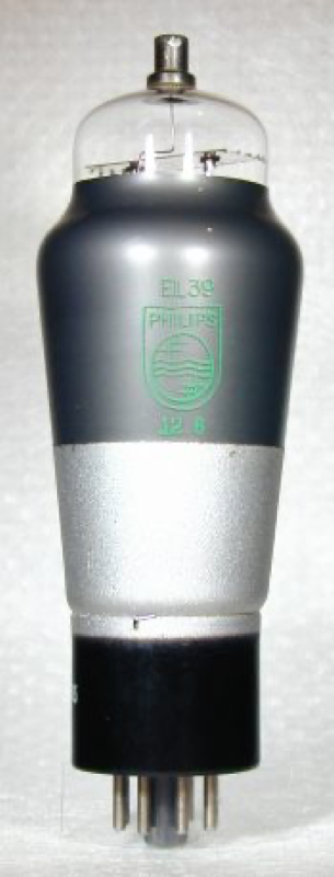 EL39 / 4654K — Philips — pentode vacuum tube — (1952)