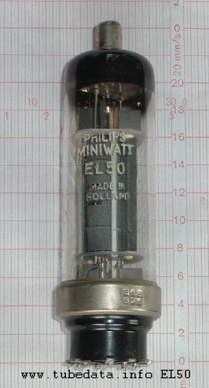 EL50 / 4654 — Philips — pentode vacuum tube — (1938)